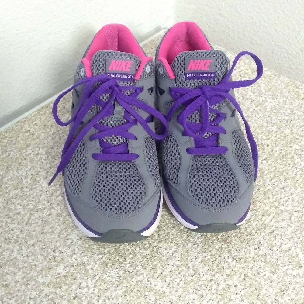 Nike Youth Dual Fusion Lite Lace Up Shoes